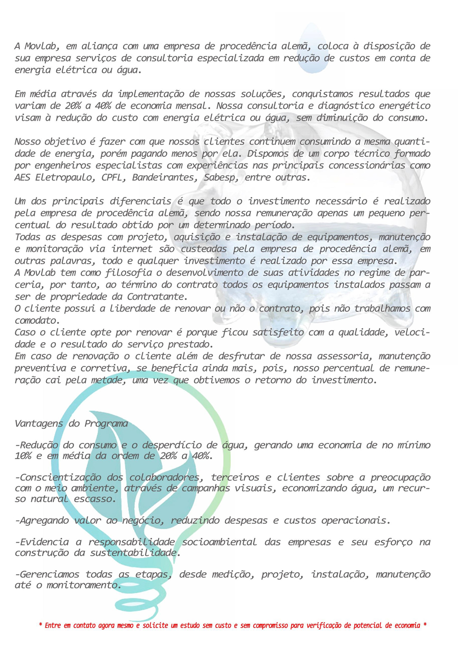 economizar agua e luz